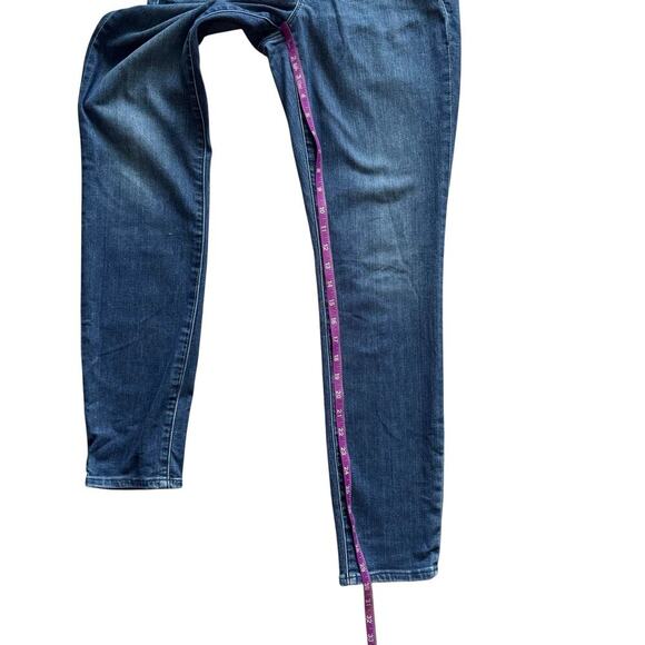 Athleta Jeans Womens 4 Blue Sculptek Skinny Stretch Denim Performance Pants - Picture 5 of 11